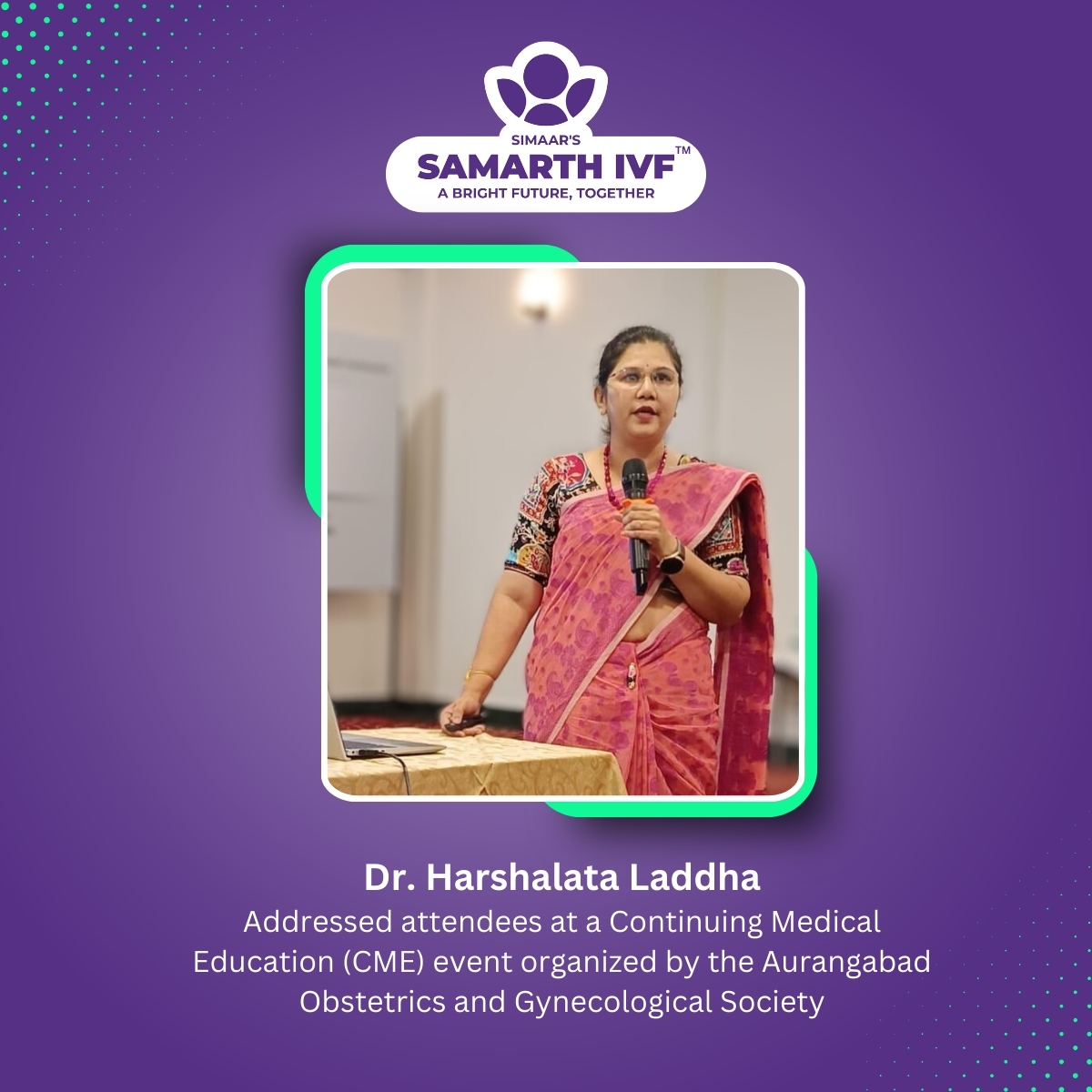 Dr. Harshlata Laddha recently delivered a comprehensive and enlightening presentation 