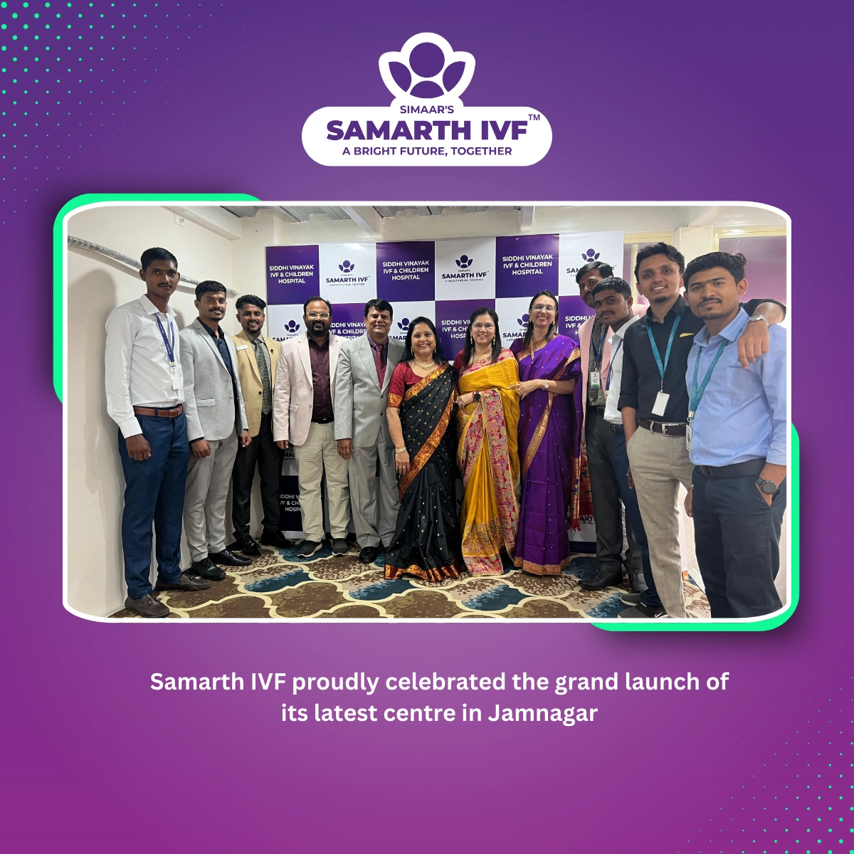 Samarth IVF proudly celebrated the grand launch of its latest centre in Jamnagar