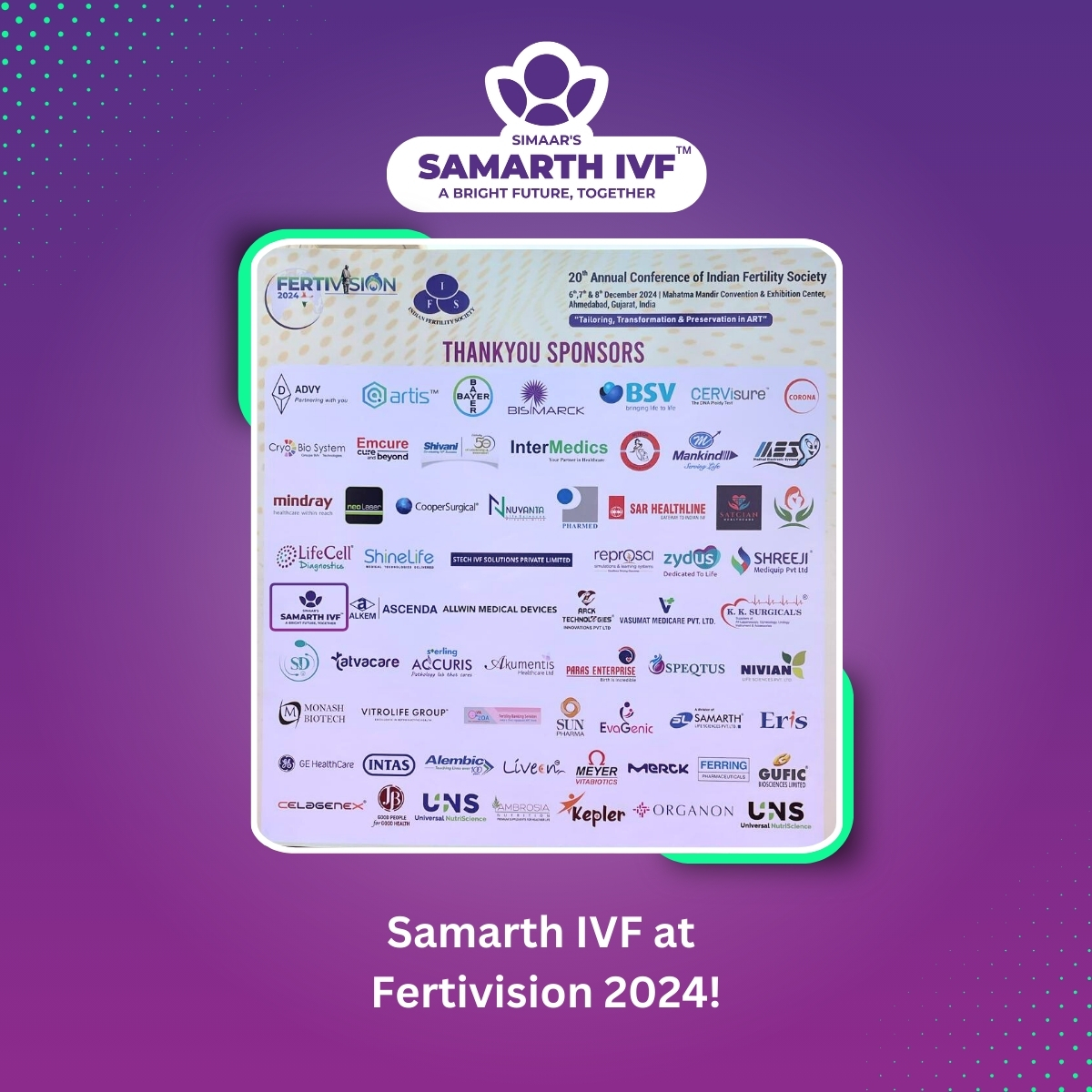 Samarth IVF at Fertivision 2024